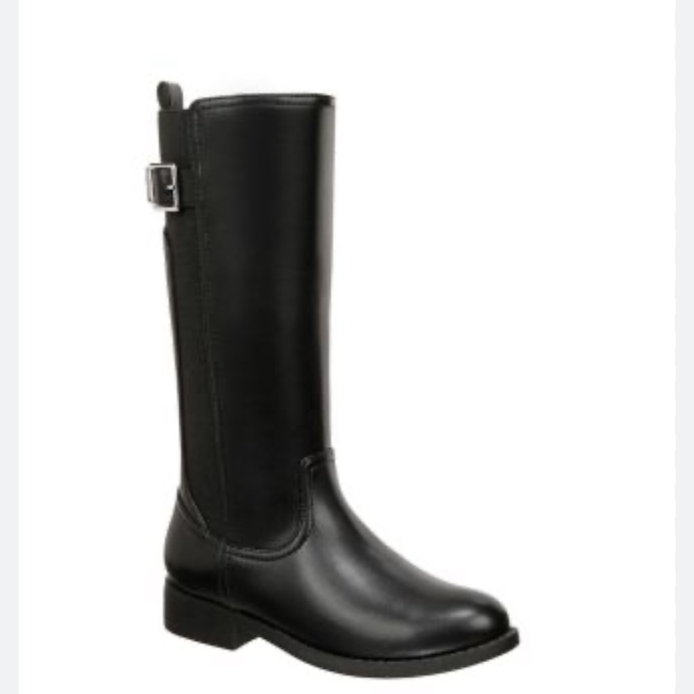 New INC International Concepts‎ Girls McKenzie Black Tall Riding Boots Classic